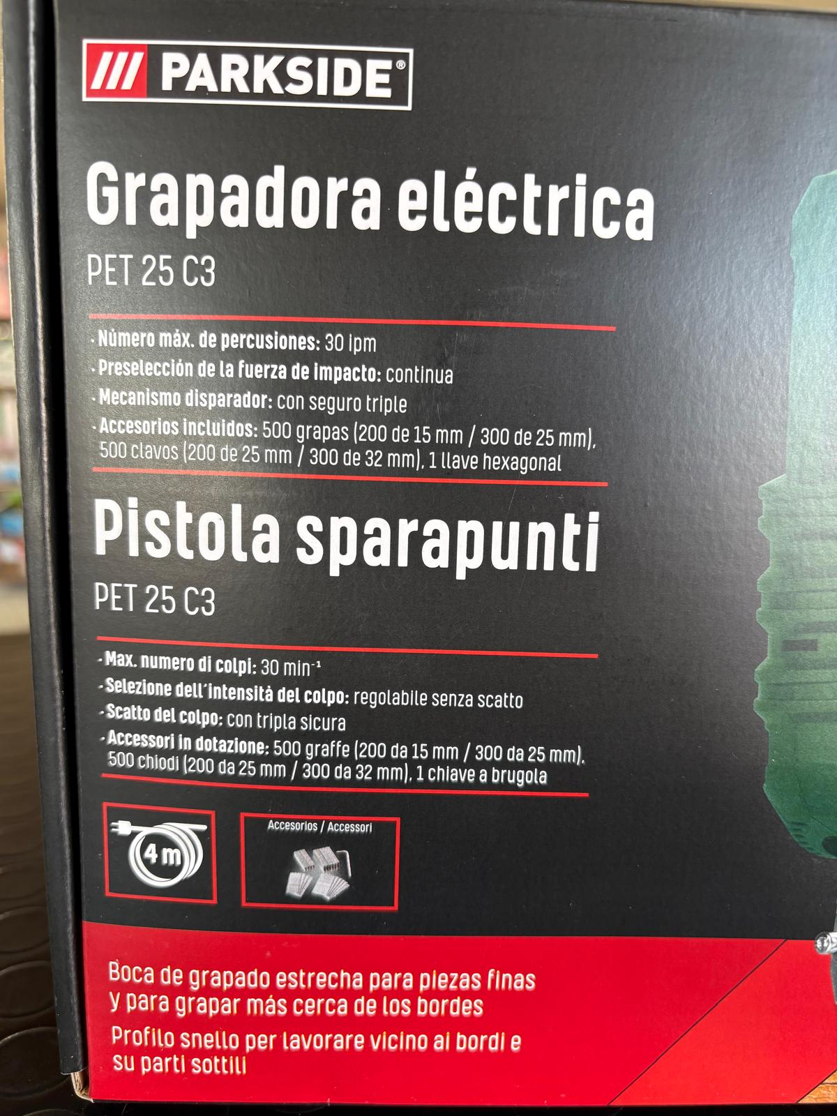 Grapadora electrica PARKSIDE incluye puntas y grapas Imagen 5