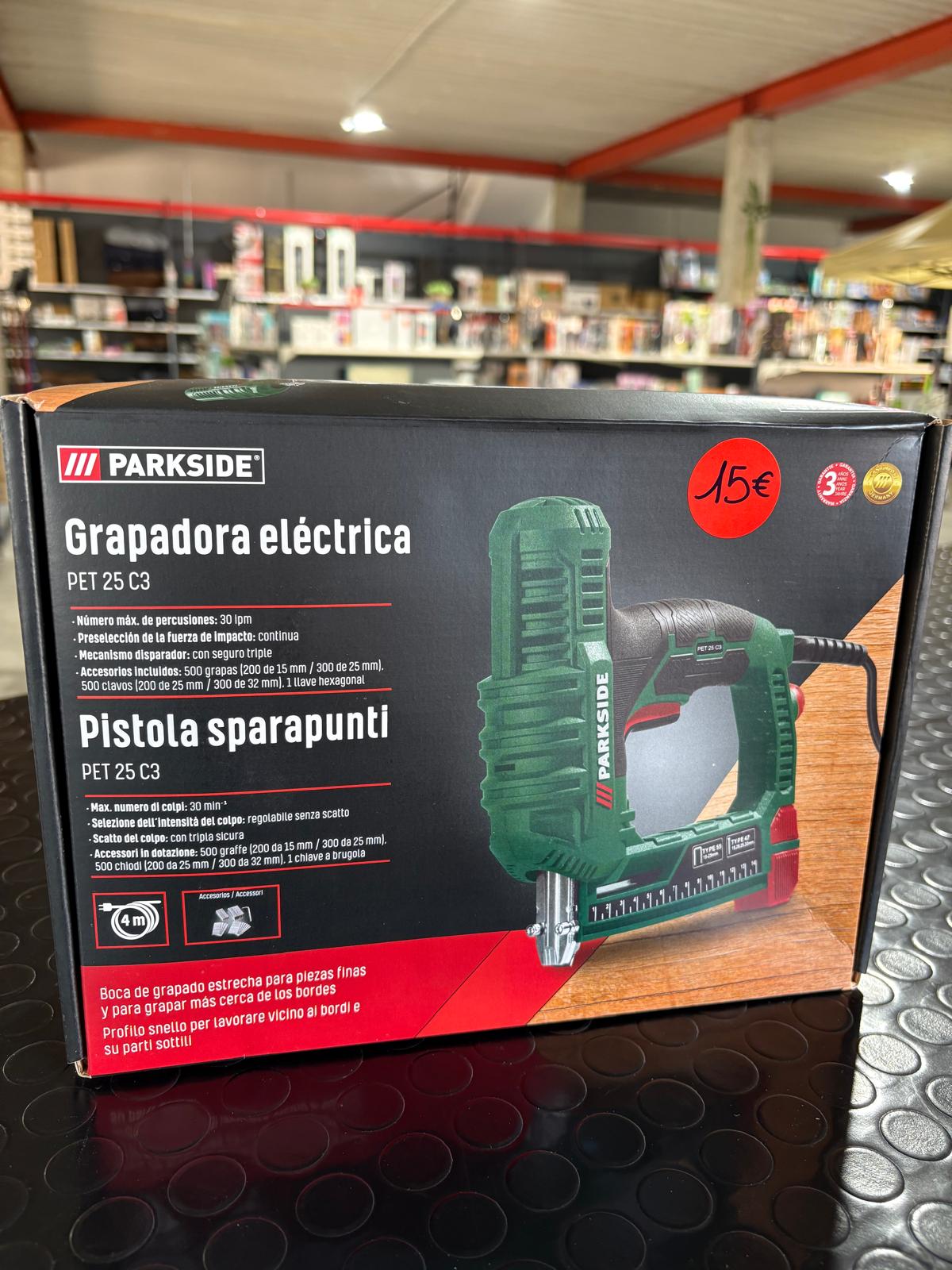 Grapadora electrica PARKSIDE incluye puntas y grapas Imagen 4