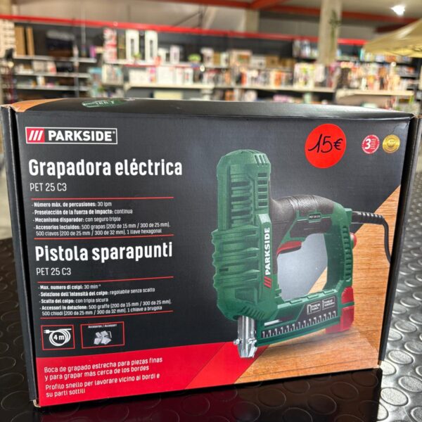 Grapadora electrica PARKSIDE incluye puntas y grapas