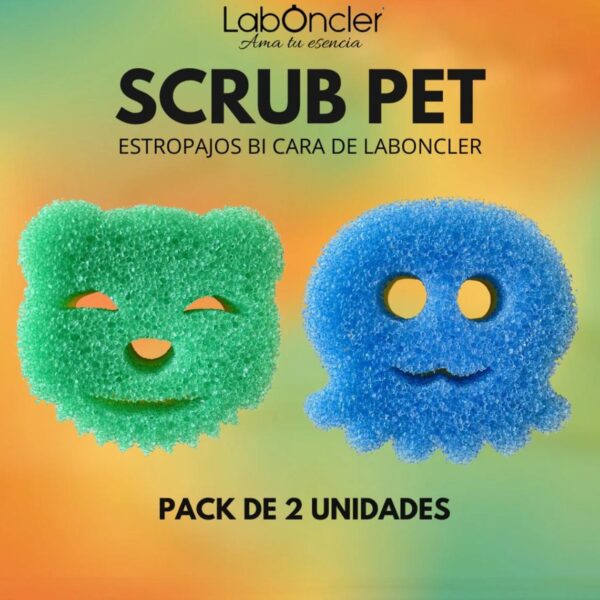 SCRUB PET ESTROPAJOS BI CARA LABONCLER