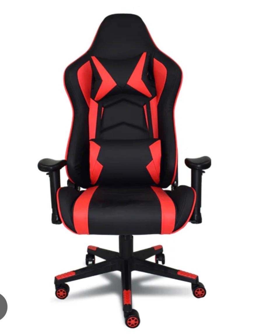 Silla gaming ergonómica, respaldo reclinable