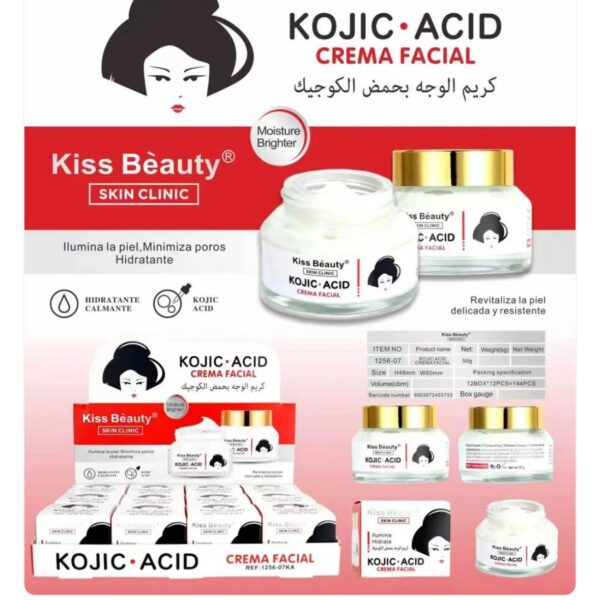 Crema facial de acido Kojic