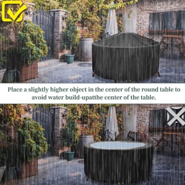FUNDA IMPERMEABLE PARA JARDIN REDONDA